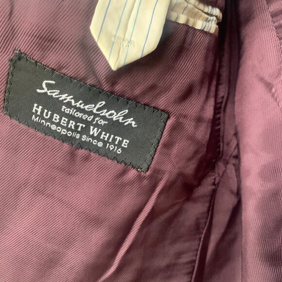 Samuelsohn SB Gable Sport Coat Jacket 42R Super 120's Wool Union Made in Canada - Picture 4 of 8